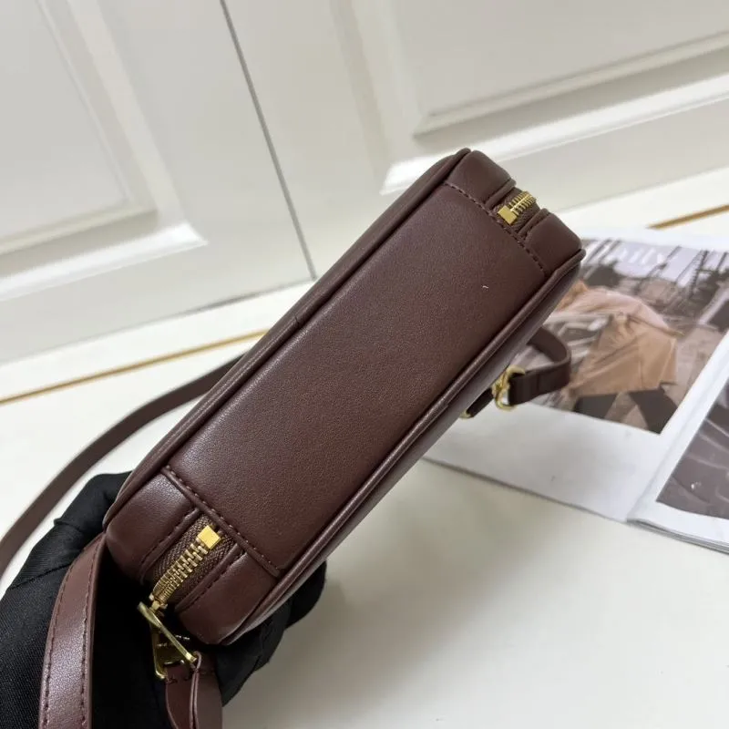 MIU MIU Brown Top Handle Crossbody Bag 1005 - Image 7