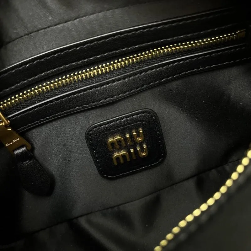 Miu Miu Small Black Top Handle Bag 7003SQ - Image 8