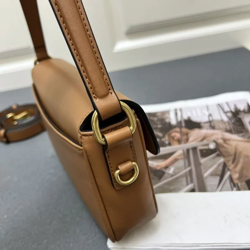 Miu Miu Brown Leather Top Handle Shoulder Bag 7007SQ - Image 5