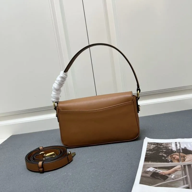 Miu Miu Brown Leather Top Handle Shoulder Bag 7007SQ - Image 6
