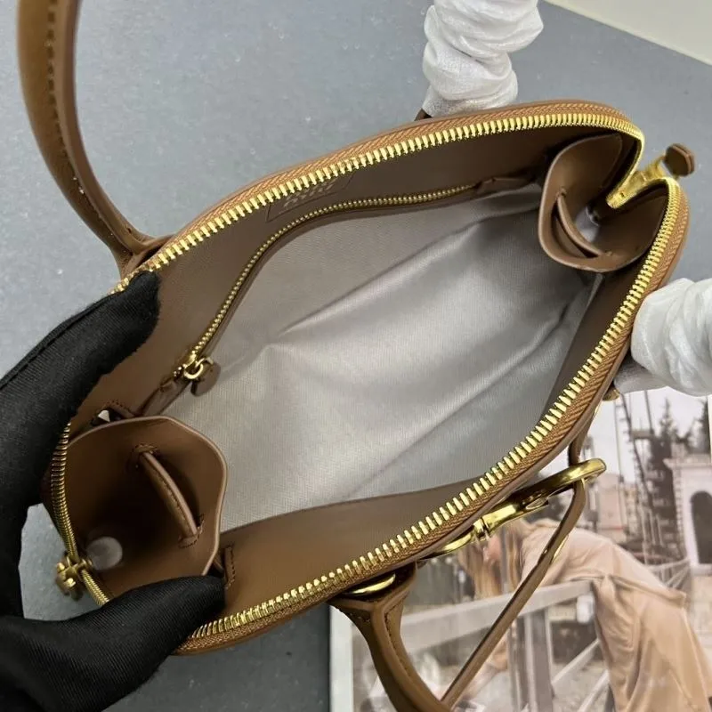 MIU MIU Brown Top Handle Bag 7001SQ - Image 8