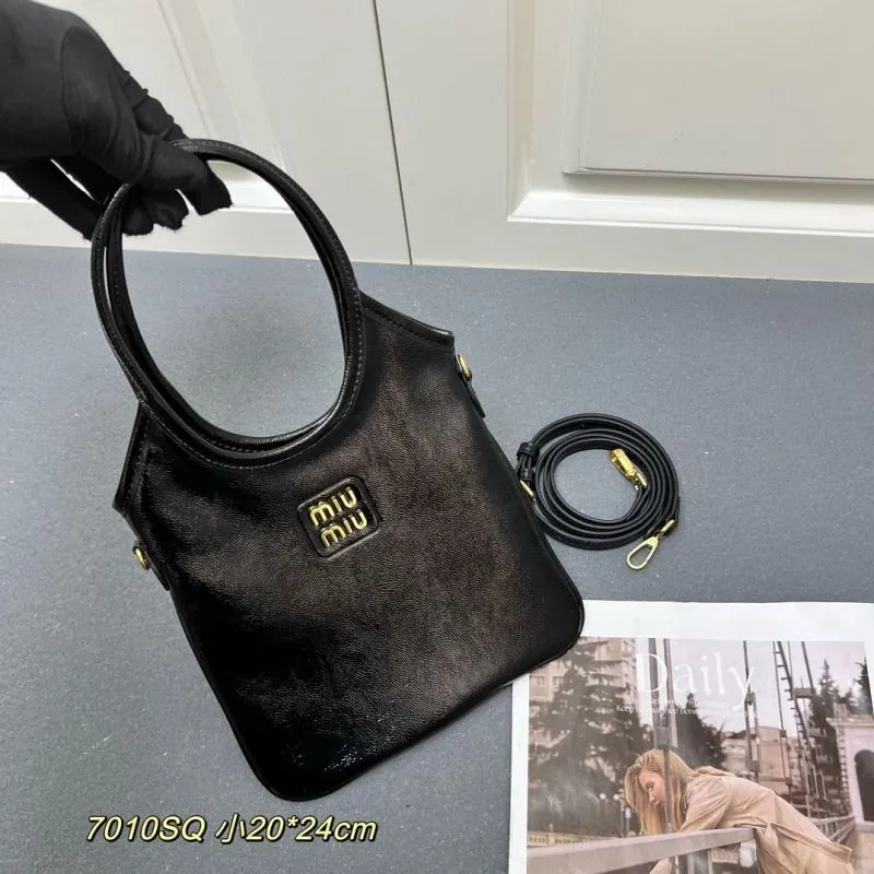 Alternative view of MIU MIU Black Small Top Handle Crossbody Bag 7010SQ