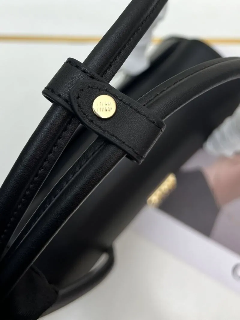 MIU MIU Black Top Handle Bag H08875 - Image 9