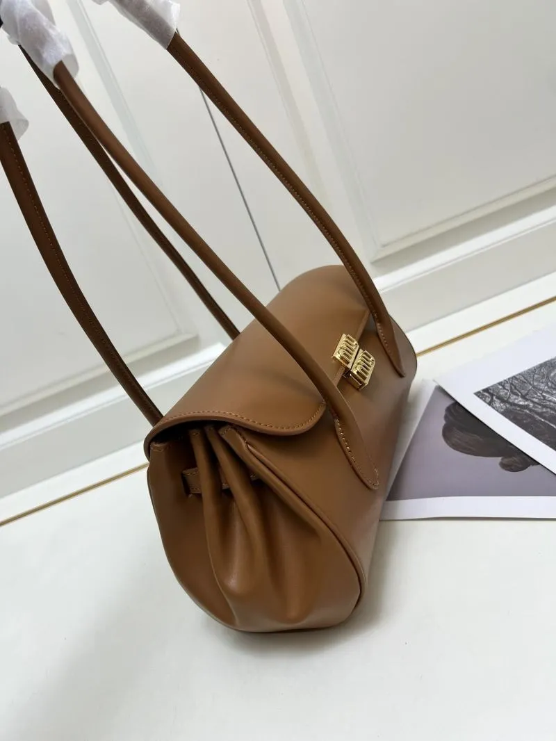 Miu Miu Brown Top Handle Shoulder Bag 1051