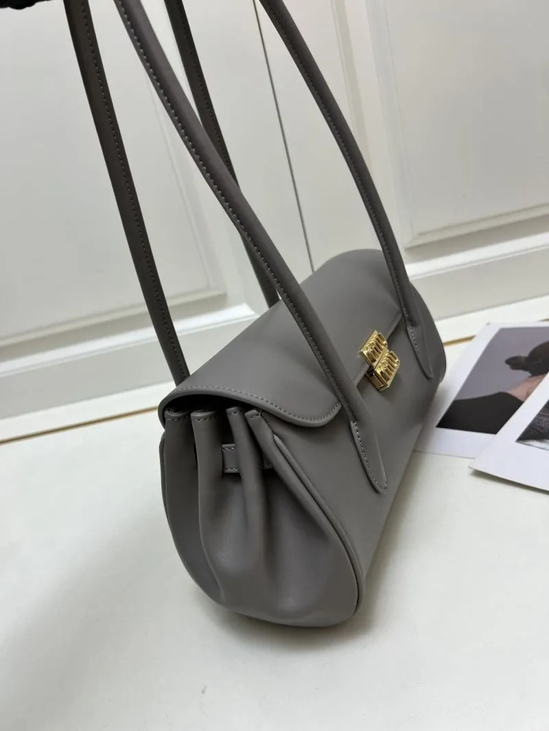 MIU MIU Gray Top Handle Shoulder Bag H08875 - Image 3