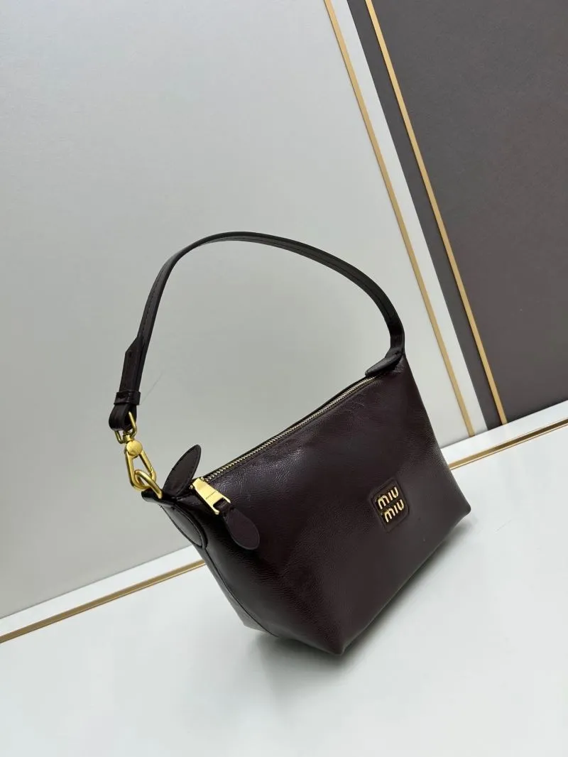 Miu Miu Dark Brown Top Handle Bag 1057