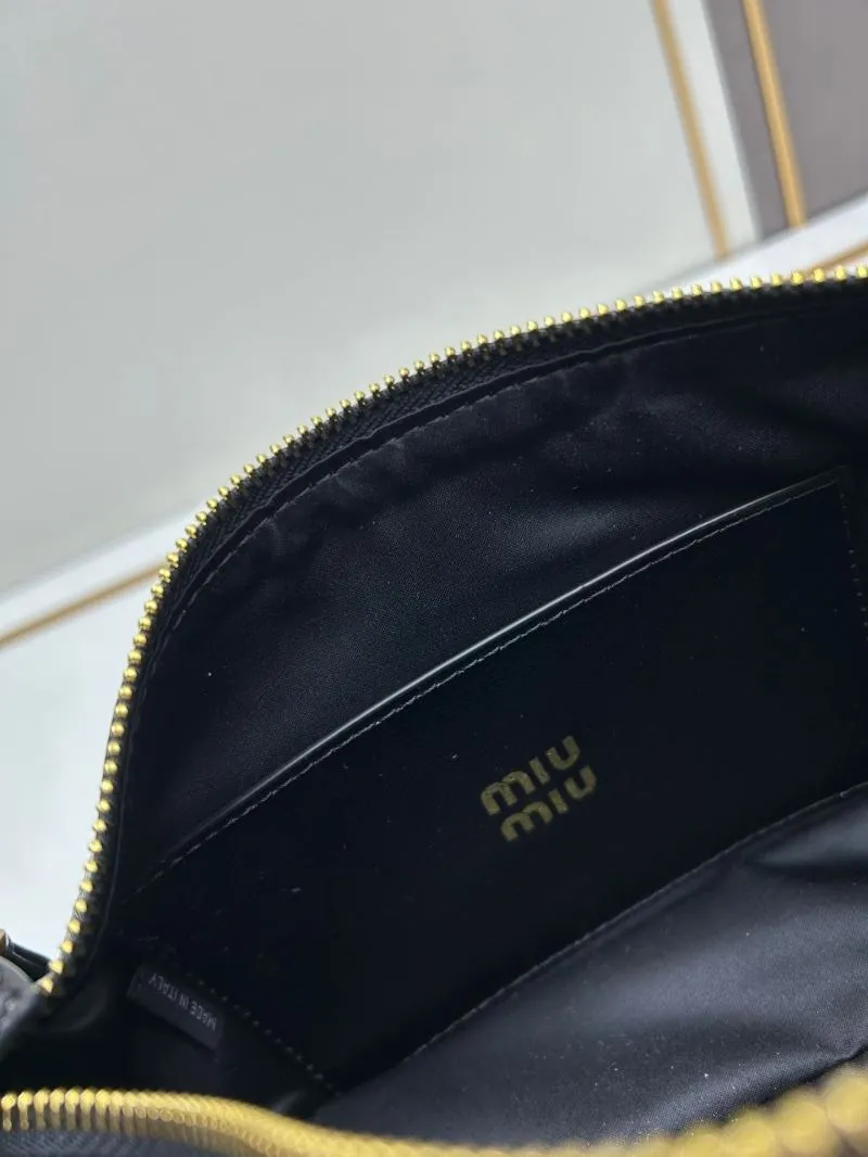 MIU MIU Black Top Handle Bag 02023 - Image 8