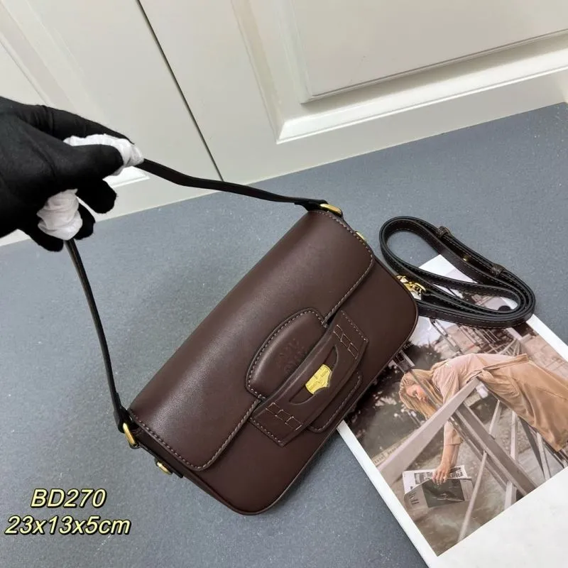 MIU MIU Brown Top Handle Crossbody Bag BD270