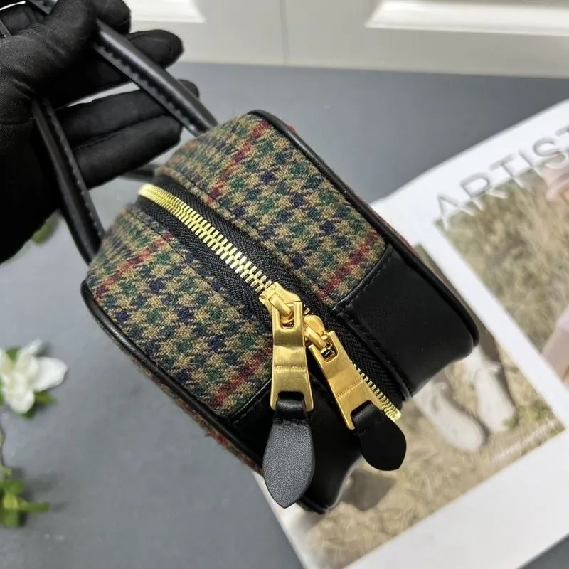 MIU MIU Plaid Top Handle Bag 3060 - Image 6