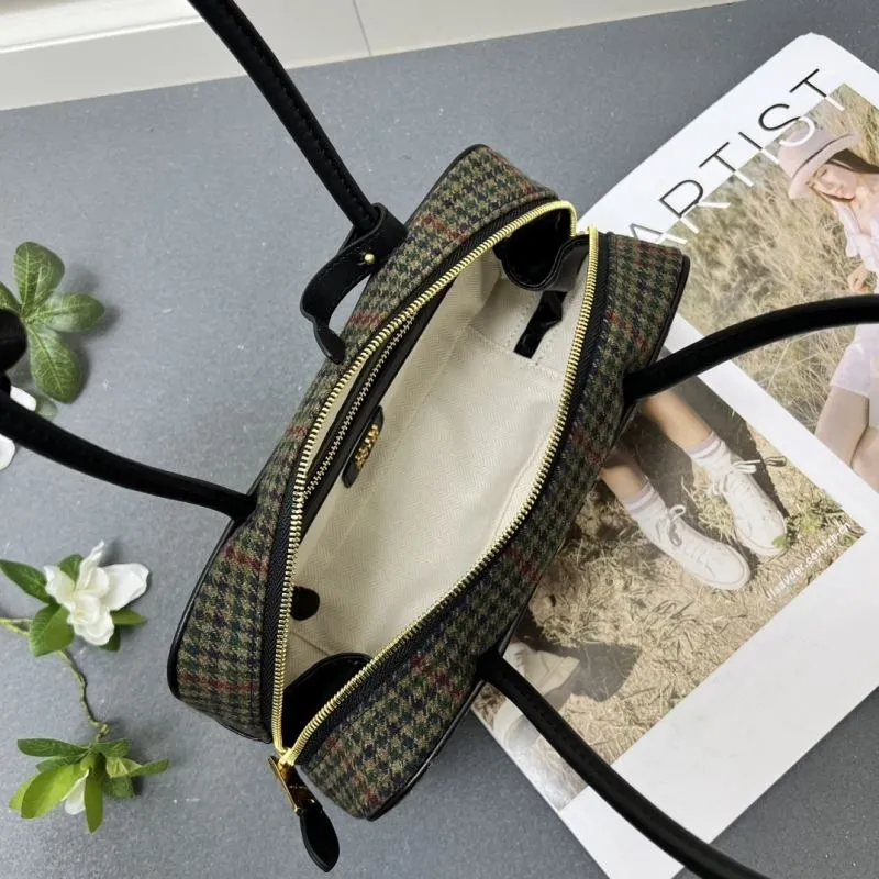 MIU MIU Plaid Top Handle Bag 3060 - Image 8