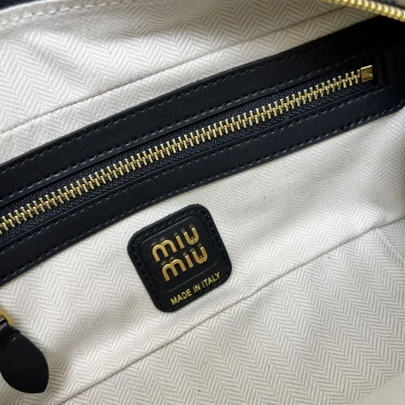 MIU MIU Plaid Top Handle Bag 3060 - Image 9