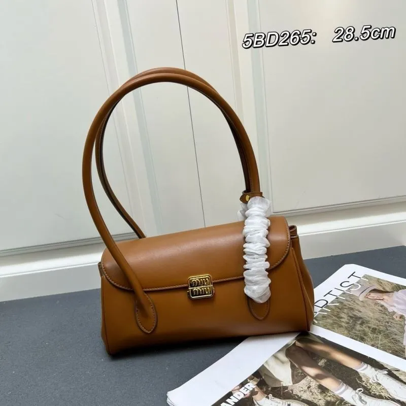 MIU MIU Brown Top Handle Bag 5BD265