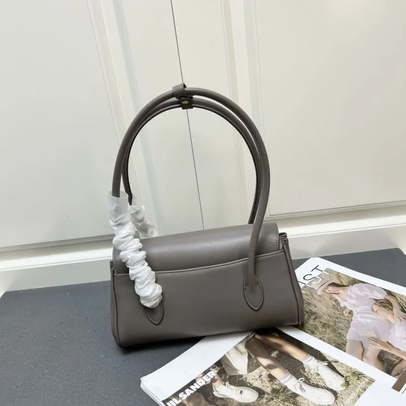 MIU MIU Gray Top Handle Bag 5BD265 28.5cm - Image 6