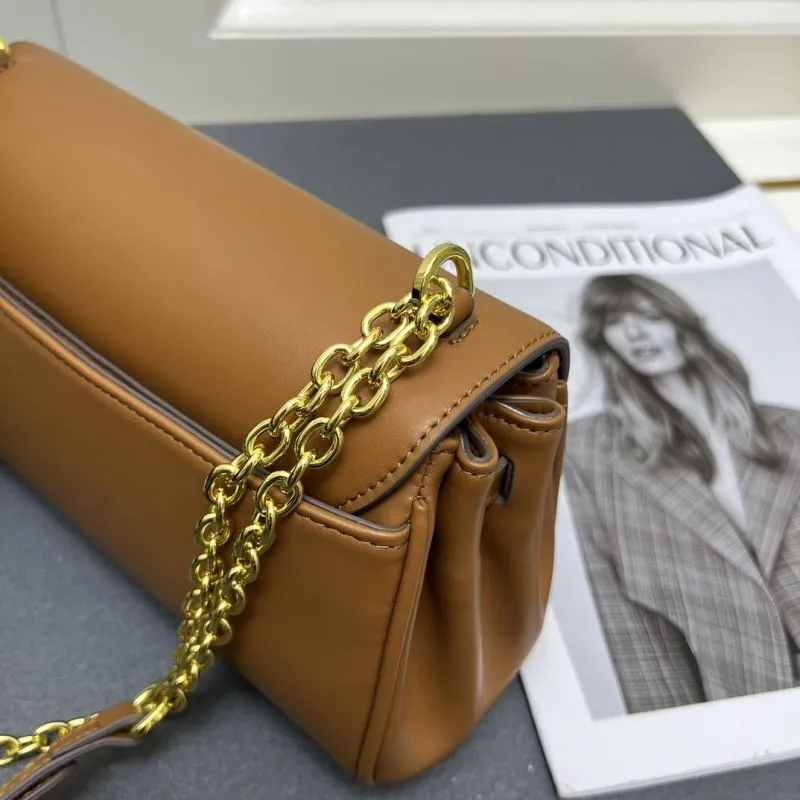 MIU MIU Brown Top Handle Bag 5BD266 24cm - Image 6