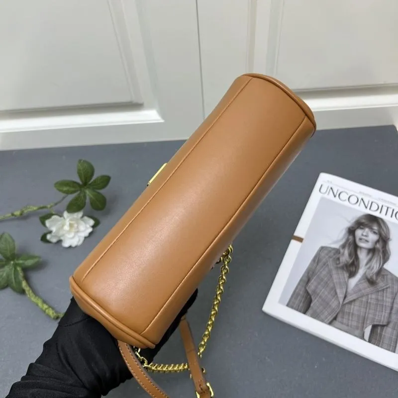 MIU MIU Brown Top Handle Bag 5BD266 24cm - Image 8