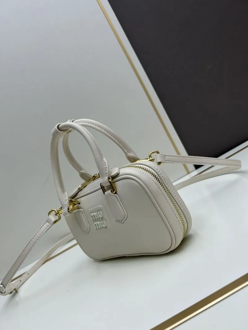 Alternative view of Miu Miu Cream Top Handle Crossbody Bag C7036