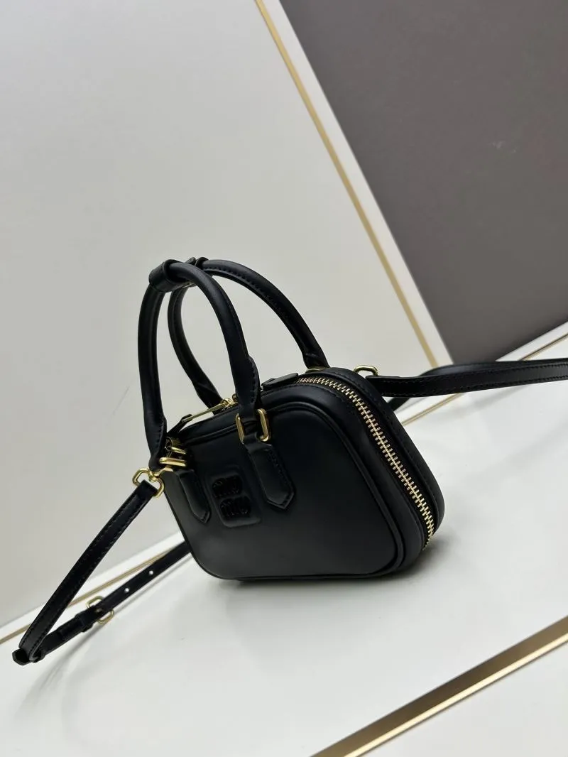 Alternative view of MIU MIU Black Top Handle Crossbody Bag C7036