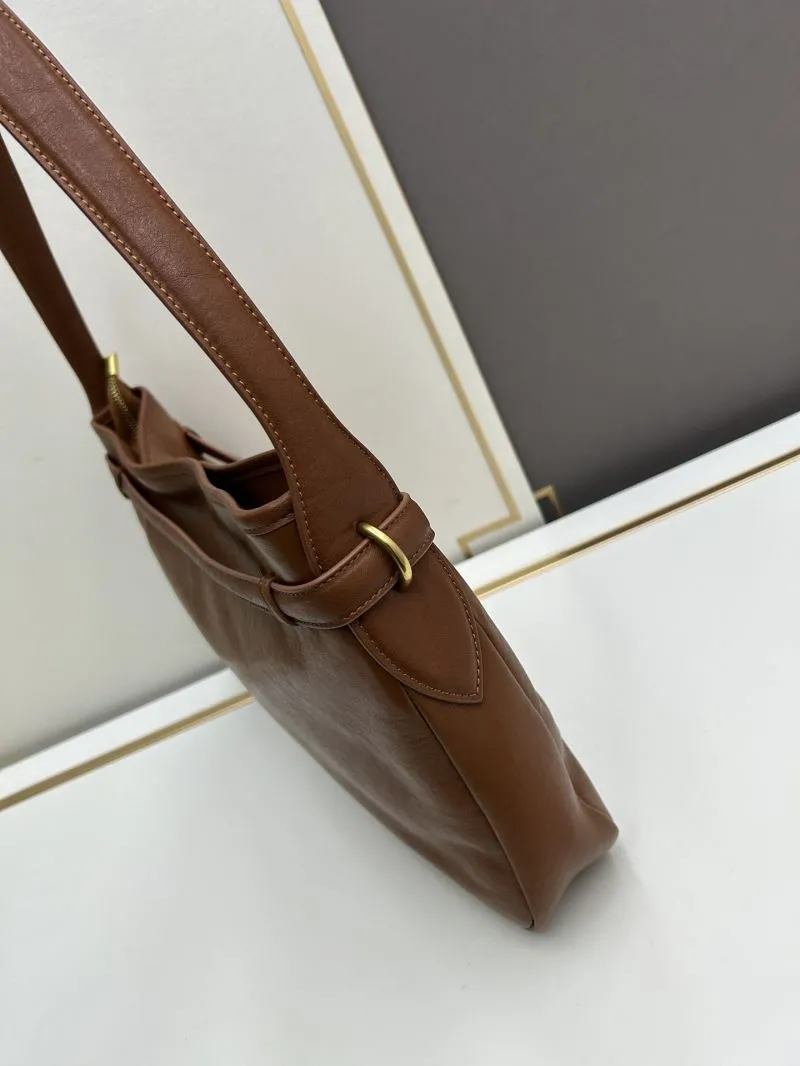 Alternative view of MIU MIU Brown Leather Top Handle Bag 1105