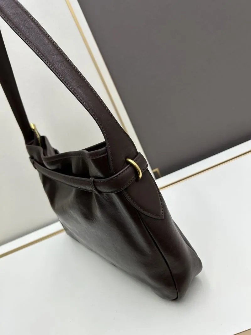Alternative view of MIU MIU Dark Brown Leather Top Handle Bag 1107