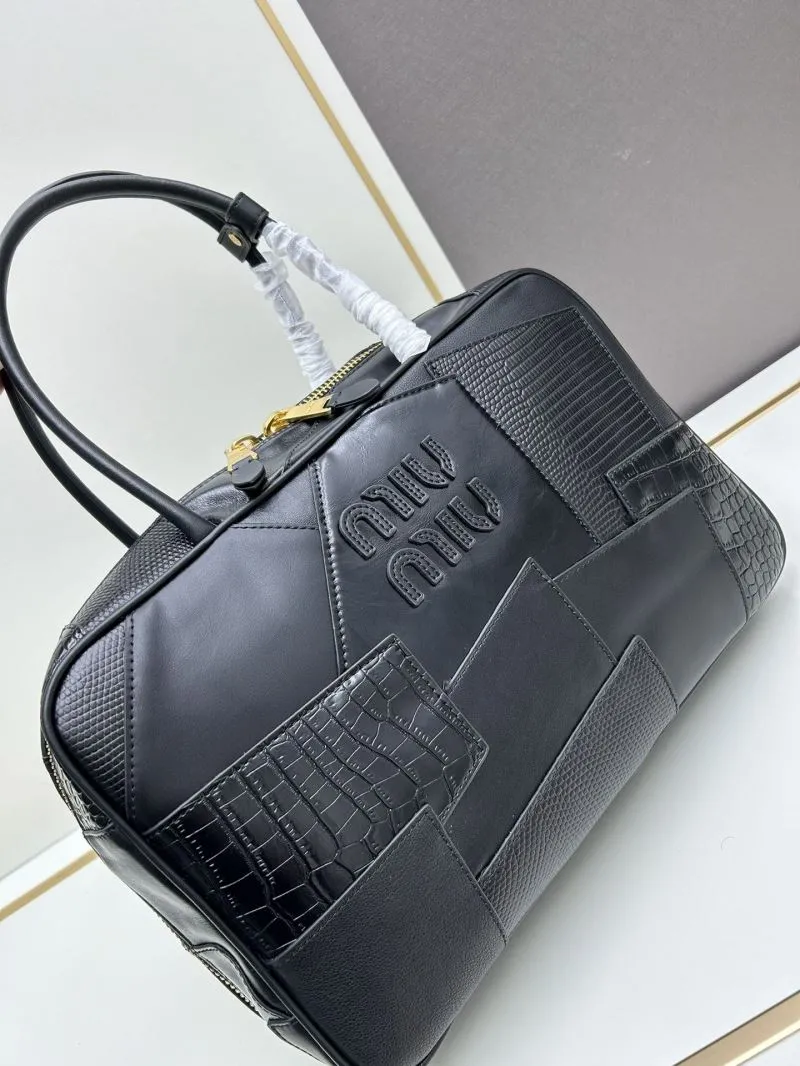 Alternative view of MIU MIU Black Top Handle Bag 1108