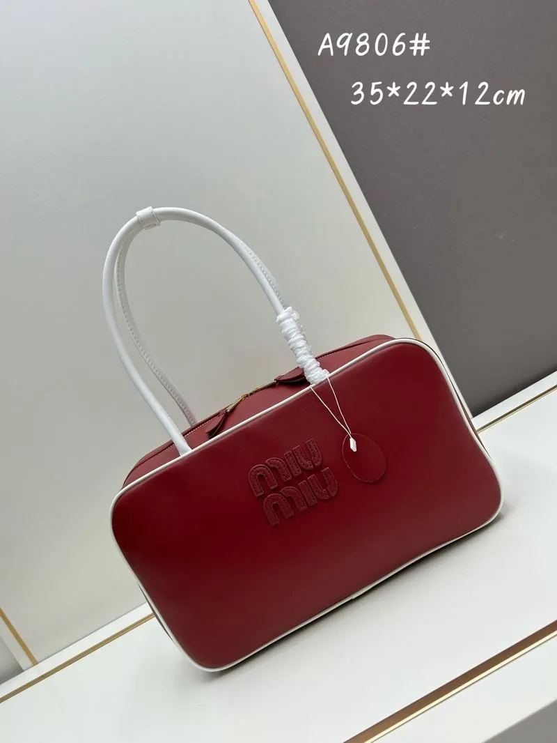 Miu Miu Red Top Handle Bag A9806