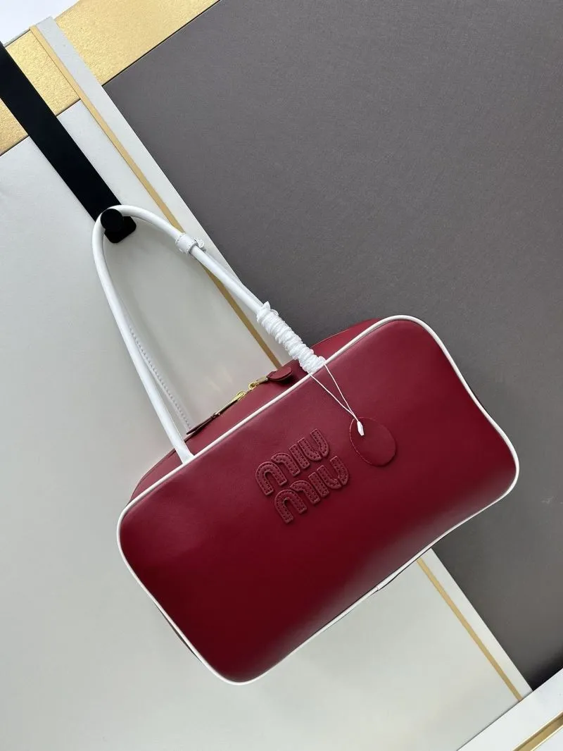 Alternative view of Miu Miu Red Top Handle Bag A9806