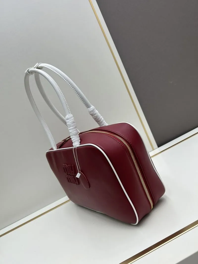 Miu Miu Red Top Handle Bag A9806 - Image 3