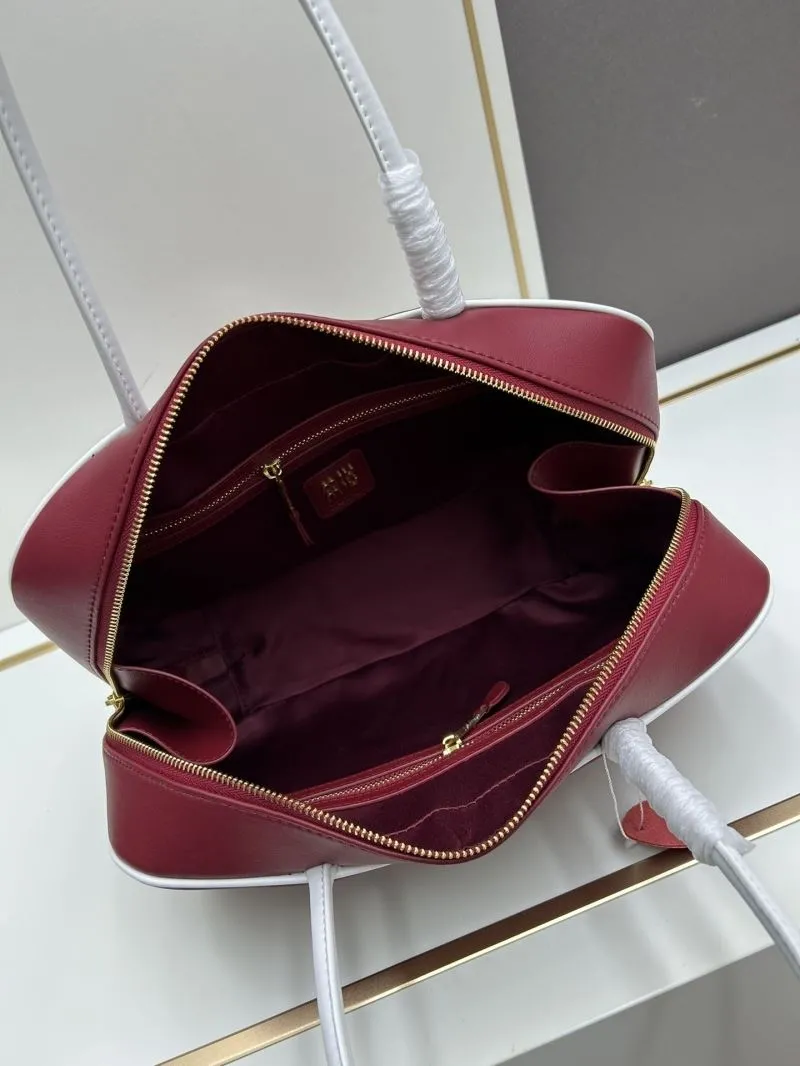 Miu Miu Red Top Handle Bag A9806 - Image 7