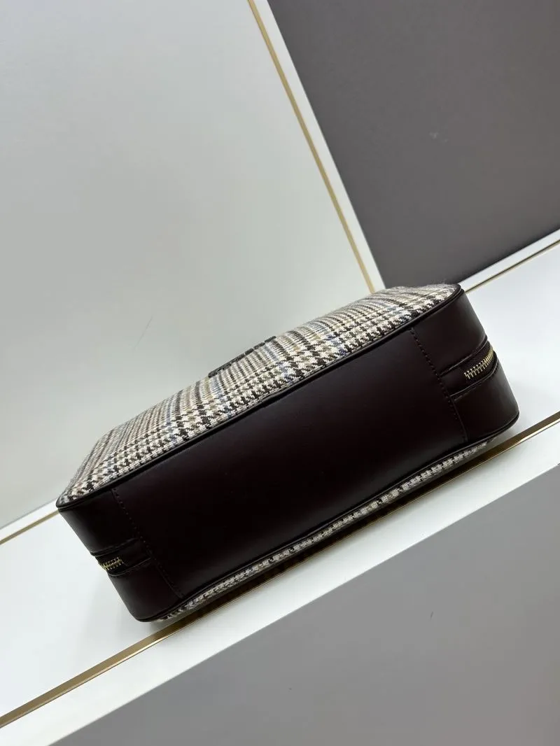 MIU MIU Plaid Top Handle Bag 09806 - Image 5