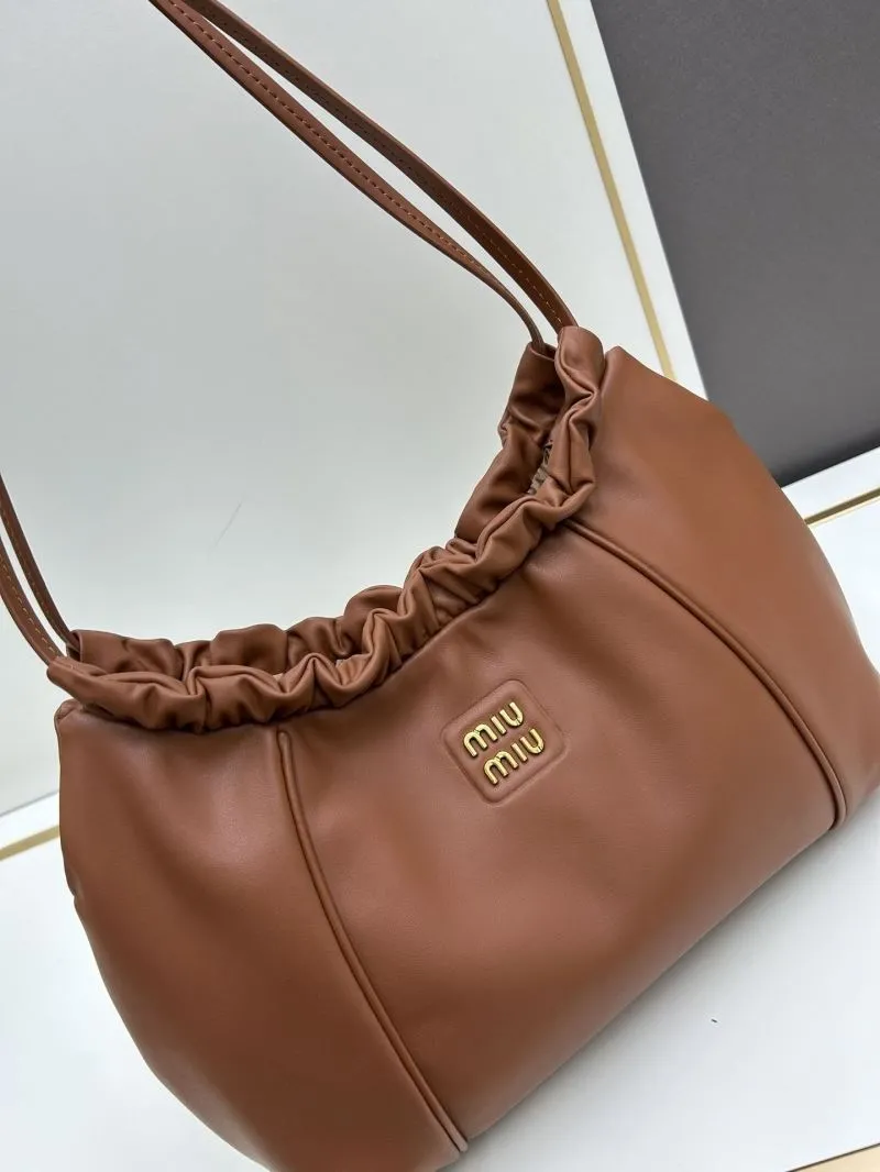 Miu Miu Brown Top Handle Shoulder Bag 07035 - Image 3
