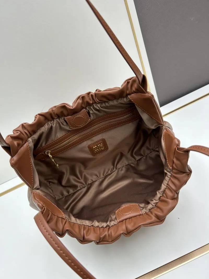Miu Miu Brown Top Handle Shoulder Bag 07035 - Image 6