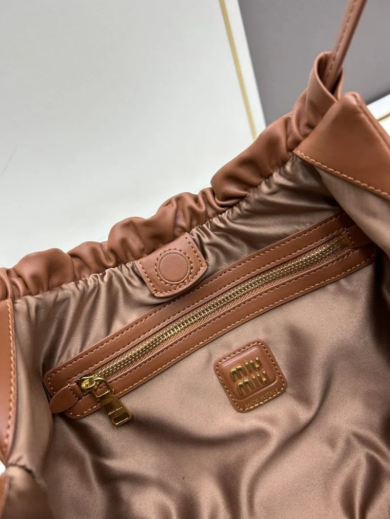Miu Miu Brown Top Handle Shoulder Bag 07035 - Image 7
