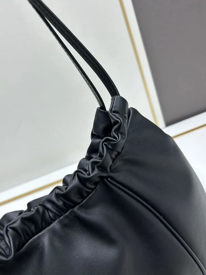 Miu Miu Black Leather Shoulder Bag 07035 - Image 4