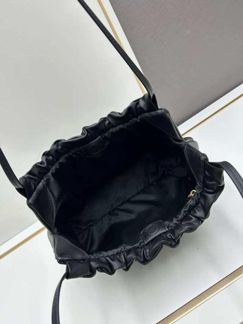 Miu Miu Black Leather Shoulder Bag 07035 - Image 5