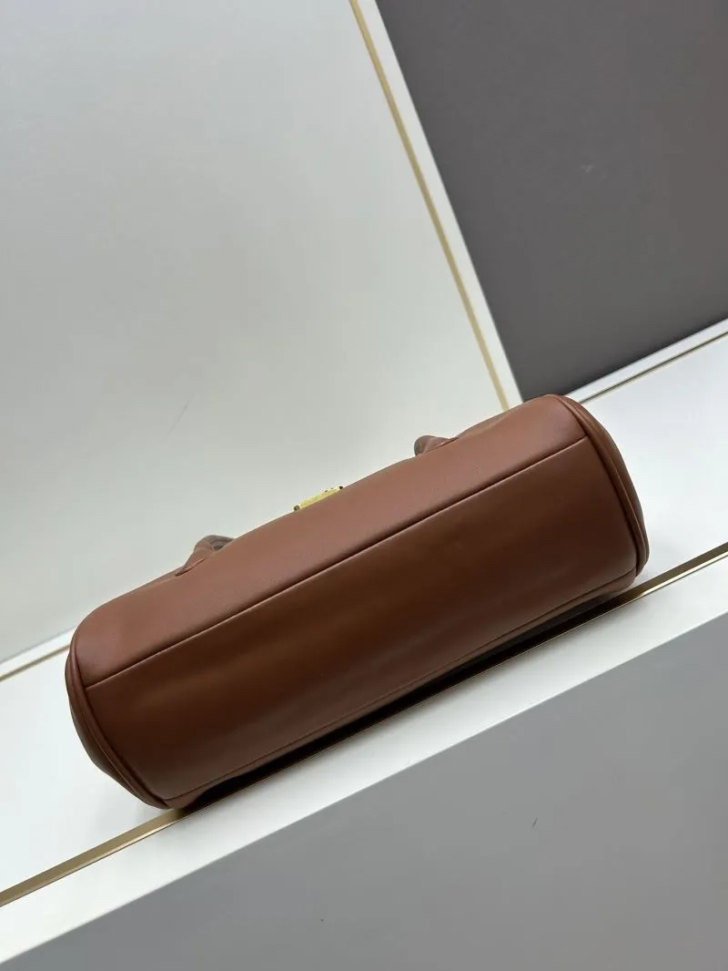 MIU MIU Brown Leather Shoulder Bag 07034 - Image 5
