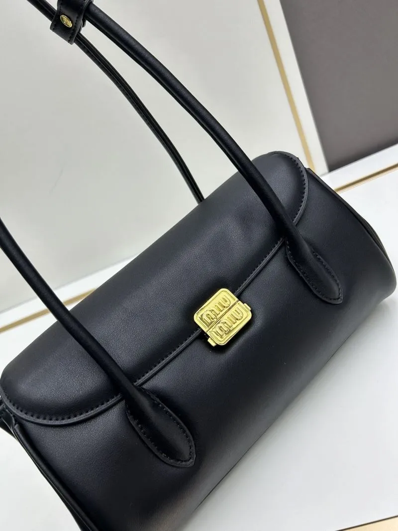 MIU MIU Black Top Handle Bag 1127 - Image 3