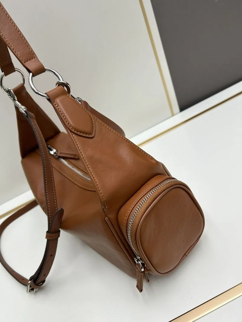 MIU MIU Brown Leather Top Handle Bag 07005 - Image 3