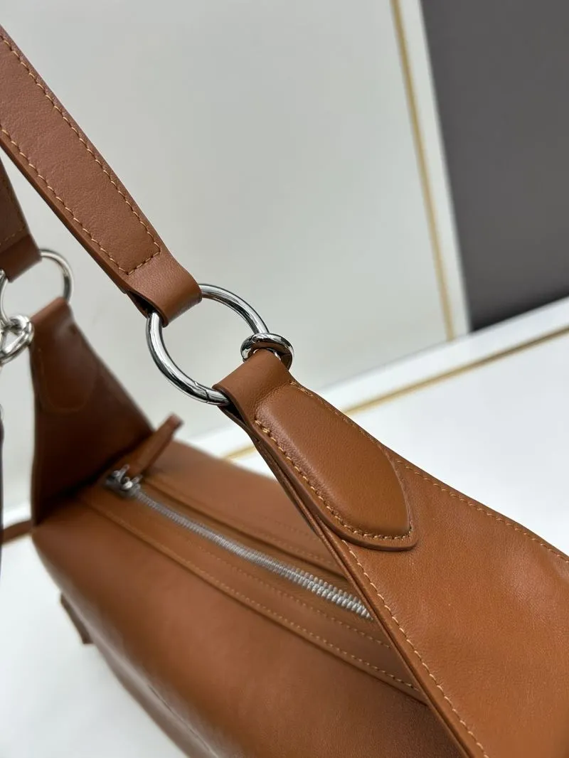 MIU MIU Brown Leather Top Handle Bag 07005 - Image 6