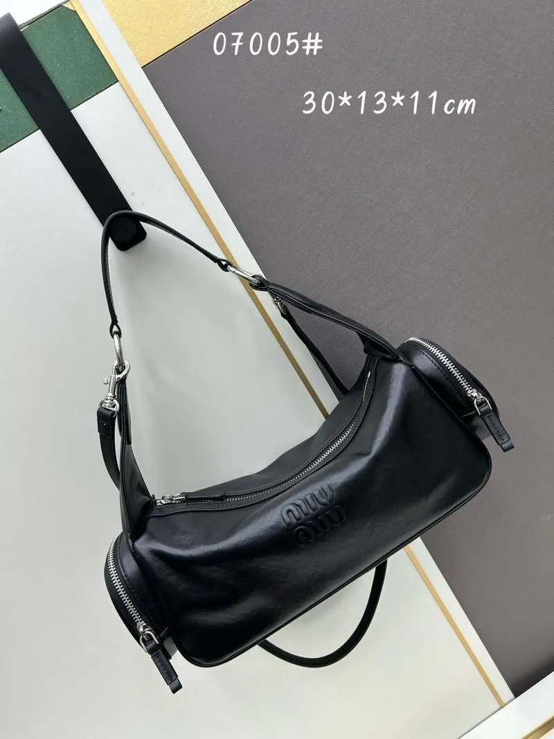 MIU MIU Black Top Handle Shoulder Bag 07005