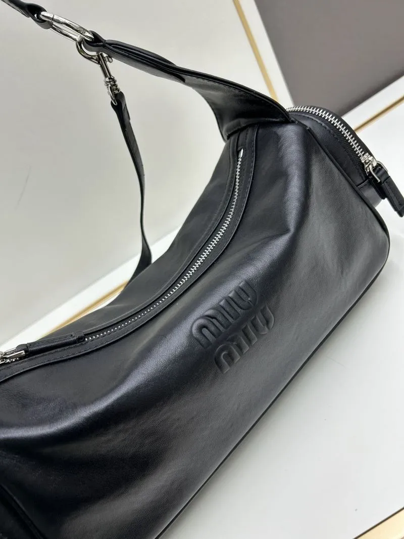 MIU MIU Black Top Handle Shoulder Bag 07005 - Image 4
