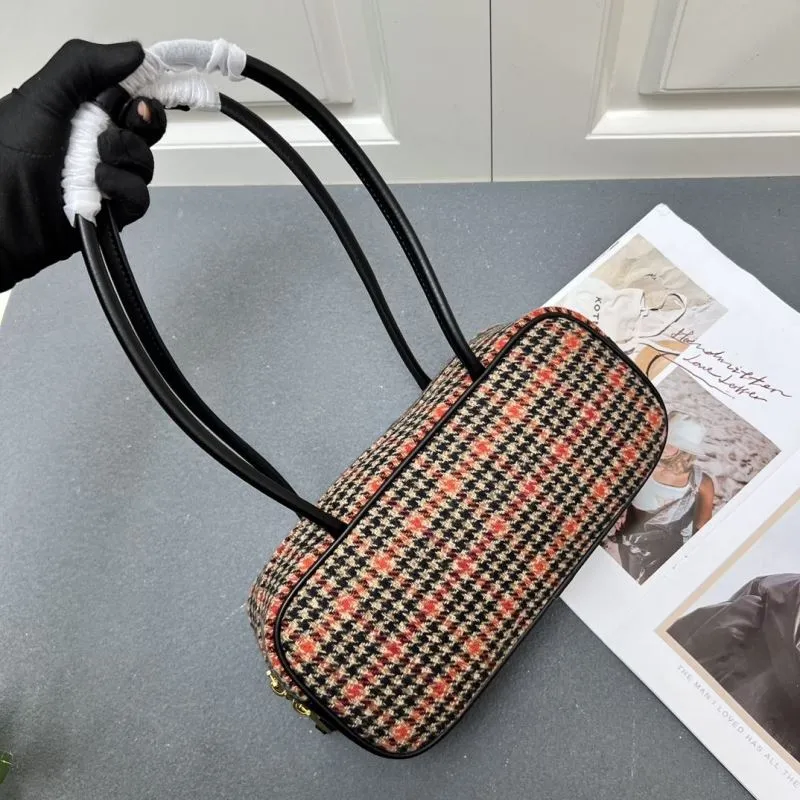 Alternative view of MIU MIU Houndstooth Top Handle Bag 1131