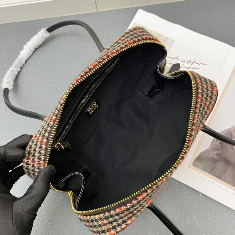 MIU MIU Houndstooth Top Handle Bag 1131 - Image 7