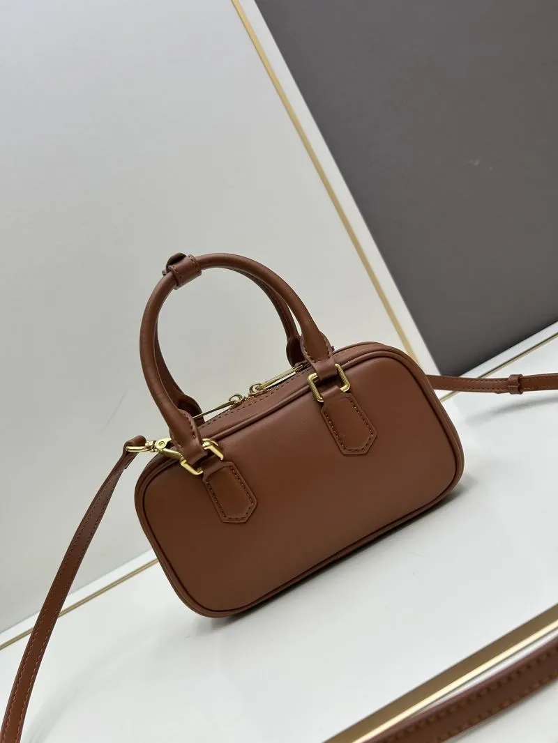 Alternative view of Miu Miu Brown Top Handle Crossbody Bag 1133