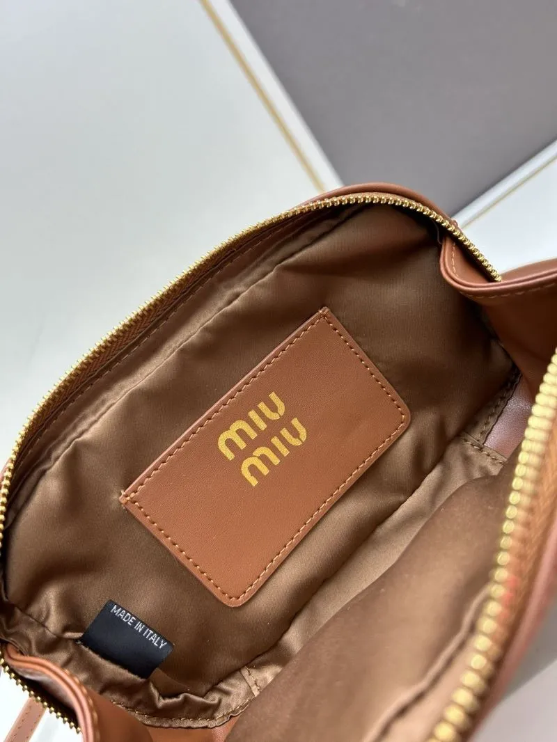 Miu Miu Brown Top Handle Crossbody Bag 1133 - Image 7