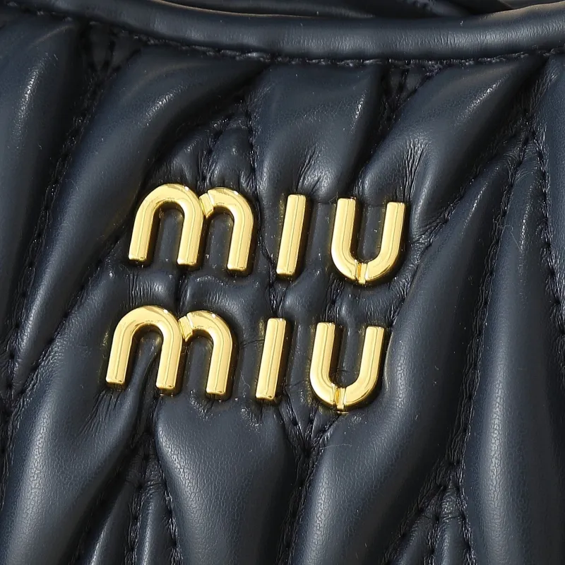 Alternative view of Miu Miu Dark Navy Top Handle Crossbody Bag 1137