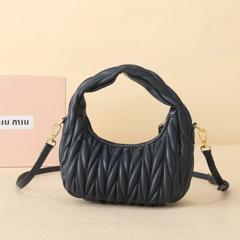 Miu Miu Dark Navy Top Handle Crossbody Bag 1137 - Image 4