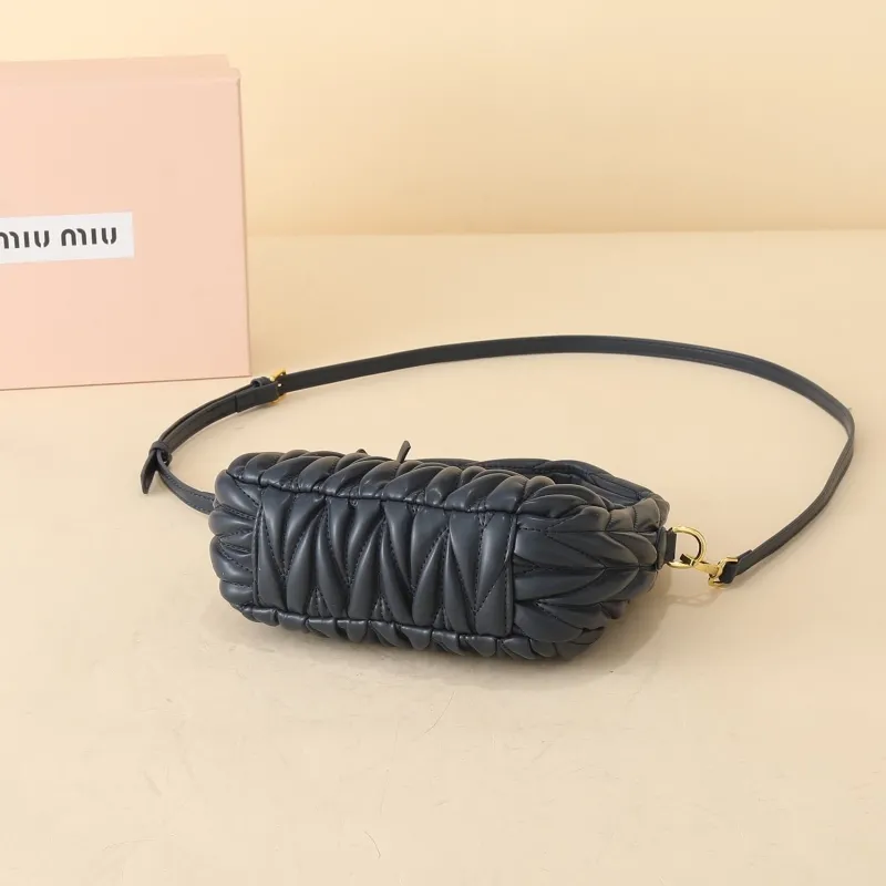 Miu Miu Dark Navy Top Handle Crossbody Bag 1137 - Image 5