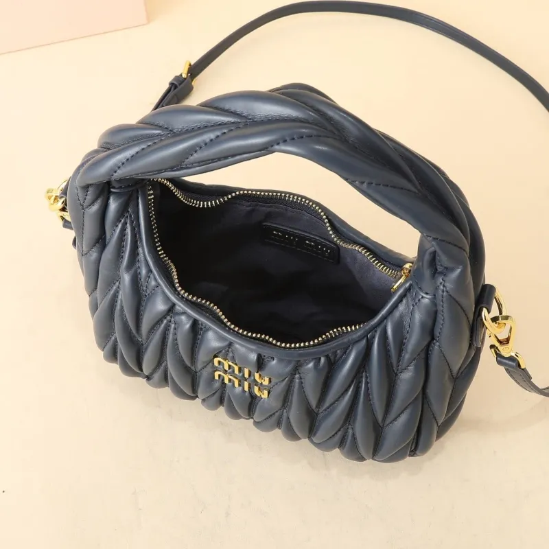 Miu Miu Dark Navy Top Handle Crossbody Bag 1137 - Image 8