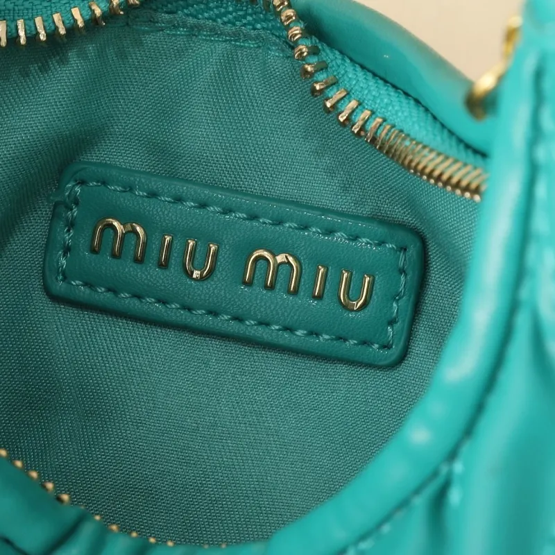 Miu Miu Teal Top Handle Crossbody Bag 1138 - Image 9