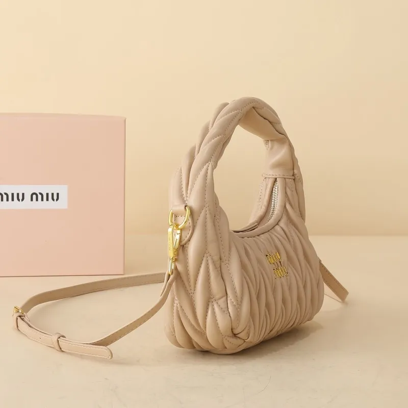 Miu Miu Beige Top Handle Crossbody Bag 1141 - Image 3